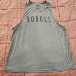 NoBull High Neck Tank, Size XL, Dusty Teal